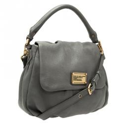 Pre Owned حقيبة يد مارك باي مارك جاكوبس كلاسيك Q ليل أوكيتا جلد رصاصي