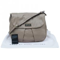 Marc by Marc Jacobs Cement Leather Marchive Messenger Bag