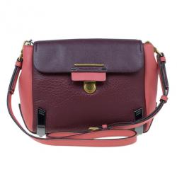 مملوكة مسبقًا Marc by Marc Jacobs Colorblock Leather Sheltered Island Satchel