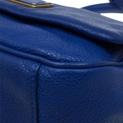 Pre Owned Marc by Marc Jacobs Blue Leather Lea Crossbody Bag
