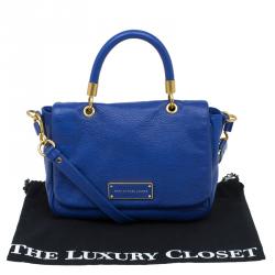 Pre Owned Marc by Marc Jacobs Blue Leather Lea Crossbody Bag
