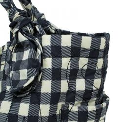 Pre Owned Marc By Marc Jacobs Black/Yellow Pretty Nylon Little Tate Tote