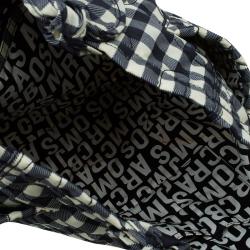 Pre Owned Marc By Marc Jacobs Black/Yellow Pretty Nylon Little Tate Tote