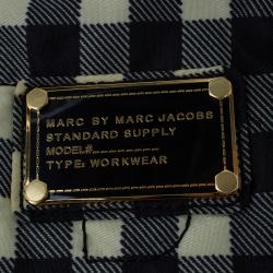 Pre Owned Marc By Marc Jacobs Black/Yellow Pretty Nylon Little Tate Tote