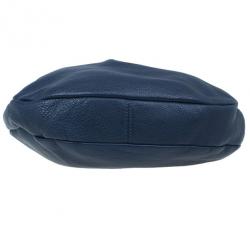 Pre Owned Marc by Marc Jacobs Blue Leather Classic Q Hillier Hobo