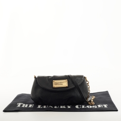 Marc by Marc Jacobs Black Leather Classic Q Karlie Crossbody Bag