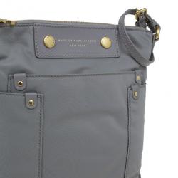 Pre Owned Marc by Marc Jacobs Grey Nylon Preppy Sia Bag