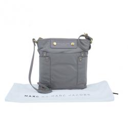 Pre Owned Marc by Marc Jacobs Grey Nylon Preppy Sia Bag