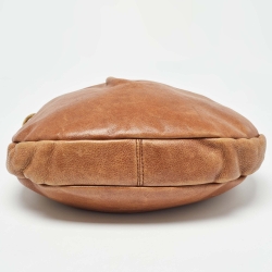 Pre Owned Marc by Marc Jacobs Brown Leather Classic Q Hillier Hobo