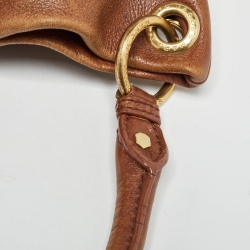 Pre Owned Marc by Marc Jacobs Brown Leather Classic Q Hillier Hobo