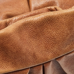 Pre Owned Marc by Marc Jacobs Brown Leather Classic Q Hillier Hobo