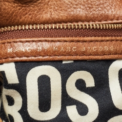 Pre Owned Marc by Marc Jacobs Brown Leather Classic Q Hillier Hobo