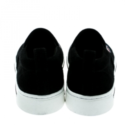 Pre Owned Marc By Marc Jacobs Black Suede GRRL Slip On Sneakers Size 35