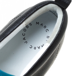 Pre Owned حذاء رياضي مارك باي مارك جاكوبس جلد أخضر مخلب النمر مطبوع سليب أون مقاس 38