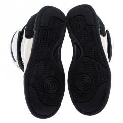 Pre Owned Marc by Marc Jacobs Tri Color Leather Lace Up Wedge Sneakers Size 38