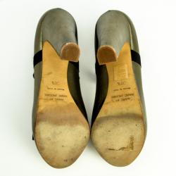 Pre Owned Marc by Marc Jacobs Metallic Bow Pumps Size 38.5