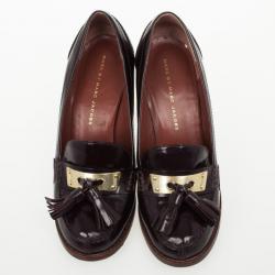Pre Owned Marc by Marc Jacobs Brown Tassel Loafer Pumps Size 38