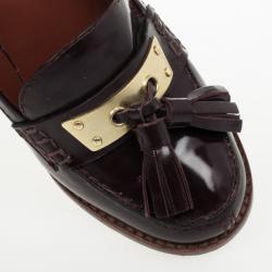 Pre Owned Marc by Marc Jacobs Brown Tassel Loafer Pumps Size 38