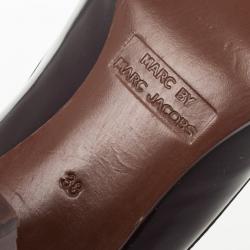 Pre Owned Marc by Marc Jacobs Brown Tassel Loafer Pumps Size 38