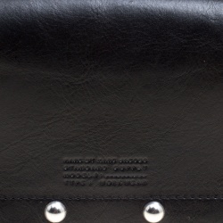 Pre Owned Marc Jacobs Black Leather Quintana Domed Stud Cris Belt Bag