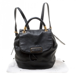 Marc by Marc Jacobs Black Leather Too Hot to Handle Backpack