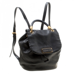Marc by Marc Jacobs Black Leather Too Hot to Handle Backpack