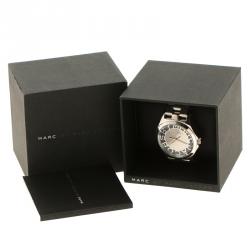 مملوكة مسبقًا Marc By Marc Jacobs Silver Dial Stainless Steel Henry Skeleton Women's Wristwatch 39 mm