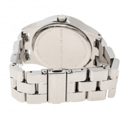 Marc By Marc Jacobs White Stainless Steel Crystal MBM3044 Women's Wristwatch 38 mm