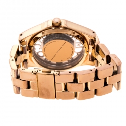 Marc by Marc Jacobs Rose Gold Plated Henry Skeleton MBM3207 Women's Wristwatch 40 mm