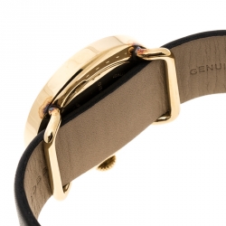 Marc by Marc Jacobs Black Yellow Gold-Plated Stainless Steel Amy MBM1154 Women's Wristwatch 36 mm