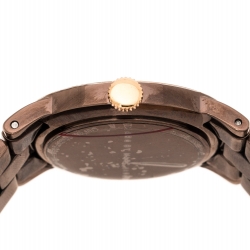 Marc by Marc Jacobs Brown Two-Tone Stainless Steel MBM3195 Women's Wristwatch 36 mm