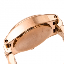 Marc by Marc Jacobs Blue Rose Gold Plated Stainless Steel Henry Dinky MBM3328 Women's Wristwatch 20 mm