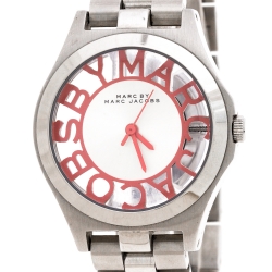 Marc by Marc Jacobs Silver Stainless Steel Skeleton MBM3294 Women's Wriswatch 32MM