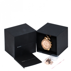 Marc by Marc Jacobs Rose Gold Plated Henry MBM3118 Women's Wristwatch 38 mm