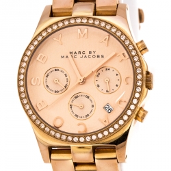 Marc by Marc Jacobs Rose Gold Plated Henry MBM3118 Women's Wristwatch 38 mm