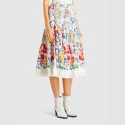 Marc Jacobs Multicoloured The Praire Liberty Print Midi Skirt US 14