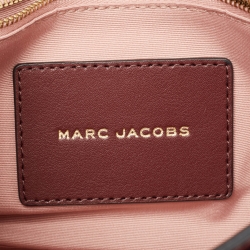 Pre Owned Marc Jacobs Burgundy Leather The J Marc Shoulder Bag