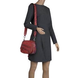 Pre Owned Marc Jacobs Red Leather Pretty Young Thing Crossbody Bag