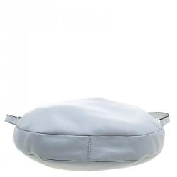 Pre Owned Marc Jacobs Ice Blue Leather Classic Hobo