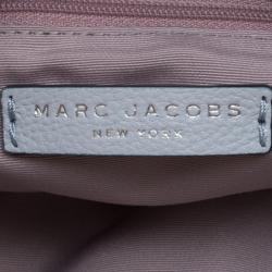 Pre Owned Marc Jacobs Ice Blue Leather Classic Hobo
