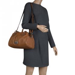 Pre Owned Marc Jacobs Brown Leather Small Groovee Satchel