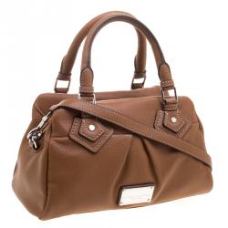 Pre Owned Marc Jacobs Brown Leather Small Groovee Satchel