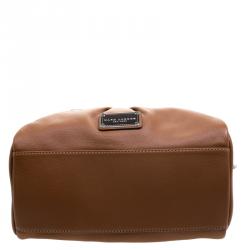 Pre Owned Marc Jacobs Brown Leather Small Groovee Satchel