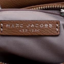 Pre Owned Marc Jacobs Brown Leather Small Groovee Satchel