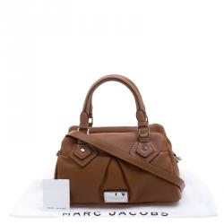 Pre Owned Marc Jacobs Brown Leather Small Groovee Satchel