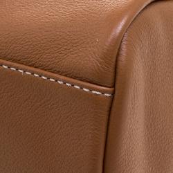 Pre Owned Marc Jacobs Brown Leather Small Groovee Satchel