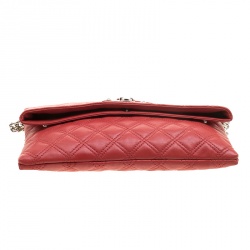 Pre Owned Marc Jacobs Red Quilted Leather Shoulder Bag