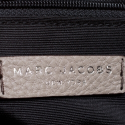 Pre Owned Marc Jacobs Beige Leather Empire City Saddle Crossbody Bag