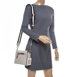 Pre Owned Marc Jacobs Grey Leather Small Gotham Shoulder Bag