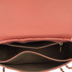 Pre Owned Marc Jacobs Multicolor Stitched Detail Logo Imprinted Shoulder Bag